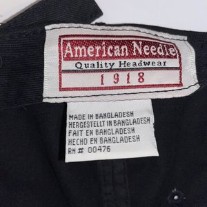 American Needle Hockey Breakout 1998 NHL Off-Ice Black Baseball Cap Strapback