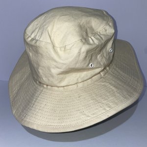 The Hat Factory Cream White Sun Hat Boonie Hat Size M/L Greenbill