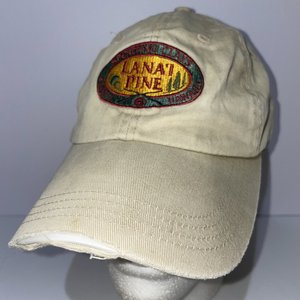 Lana'i Pine Sporting Clays Hawaii Ahead Vintage Relaxed Khaki Dad Hat