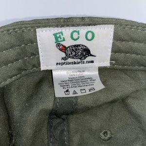 ECO Reptile Shirts Racoon Green Dad Hat