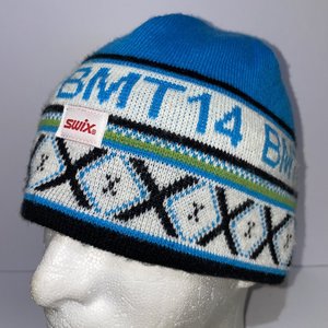 Swix Nordic Fair Isle BMT 14 Wool Blue Snowflake X Beanie