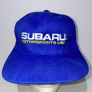 Subaru Motorsports Blue Snapback Cap