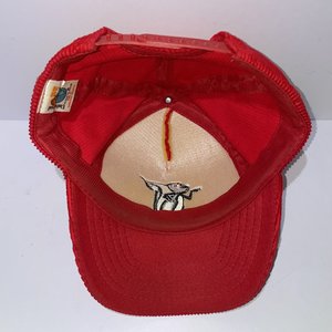 Spotleak Skunk Vintage Red Corduroy Baseball Cap