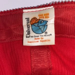 Spotleak Skunk Vintage Red Corduroy Baseball Cap