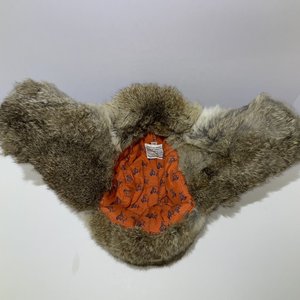 Mad Bomber Rabbit Fur Red Plaid Trapper Hat Size XL