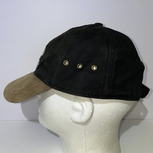 Drift Creek Outdoors The Fish House Alaska Oil Skin Black Baseball Cap