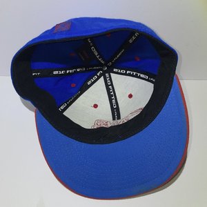 Answer Motocross Racing Blue & Red Wool Baseball Cap Size S