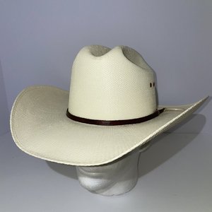 Resistol Natural Breathable Straw Cowboy Hat Size 7