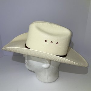 Resistol Natural Breathable Straw Cowboy Hat Size 7