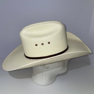 Resistol Natural Breathable Straw Cowboy Hat Size 7