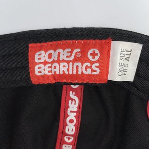 Bones Bearings Original Swiss Black Snapback Cap
