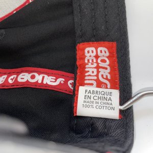 Bones Bearings Original Swiss Black Snapback Cap