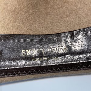 Akubra Australia Snowy River Sandy Brown Pure Fur Felt Cowboy Hat Size 7 3/8