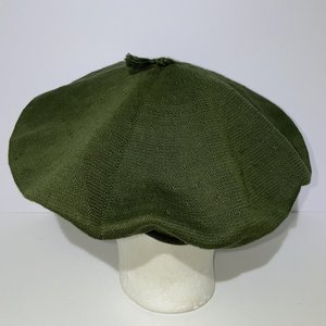 Catala Textil Argetina Green Knit Beret Size M/L
