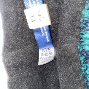 Sherpa Adventure Gear Blue & Black Aztec Wool Knit Beanie Made in Nepal