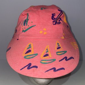 Eyecatcher Sportswear Vintage Vaporwave Pink Baseball Cap Made in USA