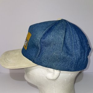PowerBait Fishing Vintage Denim Snapback Cap Blue