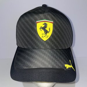 Puma Scuderia Ferrari GP Monza 2024 Limited Edition Baseball Cap Carbon Fiber
