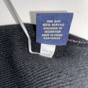 US Polo Assn Pink Polka Dot Pom-Pom Beanie