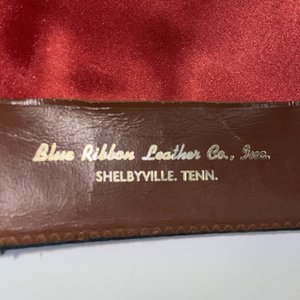 Blue Leather Ribbon Co. Black Vintage Bowler Derby Hat Size 6 3/4 England