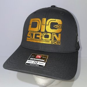 Monster Jam JCB DIGatron Black Trucker Hat
