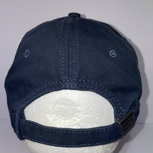 Tommy Hilfiger Spell-Out Embroidered Dad Hat Navy Blue & Sea Green