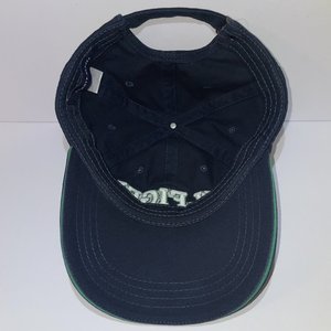 Tommy Hilfiger Spell-Out Embroidered Dad Hat Navy Blue & Sea Green