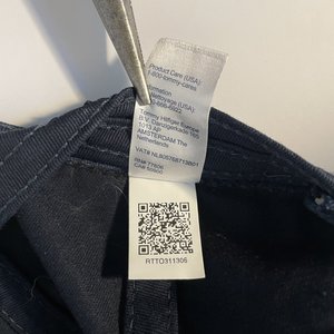 Tommy Hilfiger Spell-Out Embroidered Dad Hat Navy Blue & Sea Green