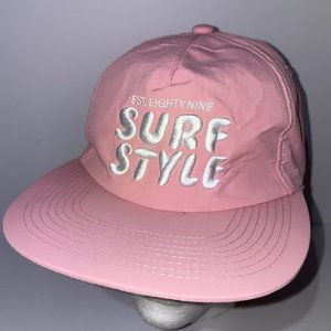 Surf Style Pink Waterproof Baseball Cap