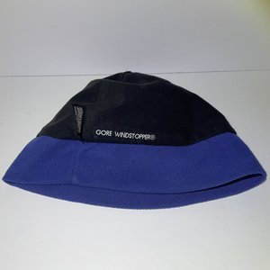 Mountain Hardwear Gore-Tex Windstopper Periwinkle Fleece Vintage Skull Cap
