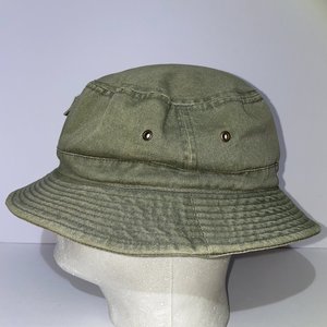 Dorfman Pacific Vintage Stash Pocket Fishing Bucket Hat Olive Green Size L/XL
