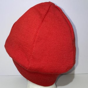 Italian Wool Vintage Red Winter Cycling Cap