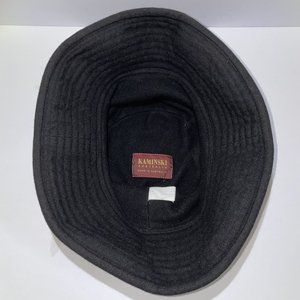 Helen Kaminski Australia Black Wool Bucket Hat Size L