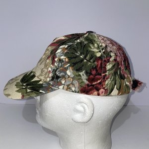 Lulu Guinness Floral Baseball Hat