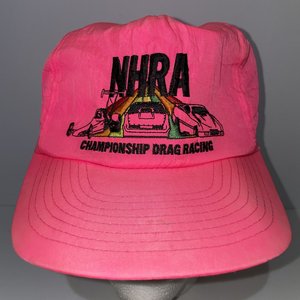 Sport Service NHRA Drag Racing Pink Vintage Snapback Cap