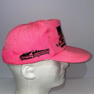 Sport Service NHRA Drag Racing Pink Vintage Snapback Cap