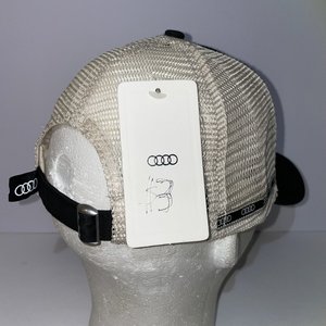 Audi Official 4-Ring Black Trucker Hat