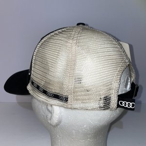 Audi Official 4-Ring Black Trucker Hat