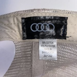 Audi Official 4-Ring Black Trucker Hat