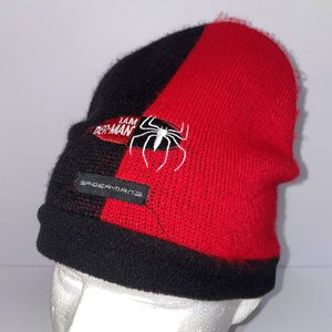 Spiderman 3 2007 Official Promo Two-Tone Red & Black Beanie Berkshire Fashions