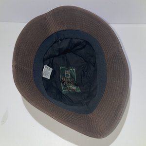 Hats of Ireland Castlebar Brown Waxed Cotton Feathered Bucket Hat Size 58