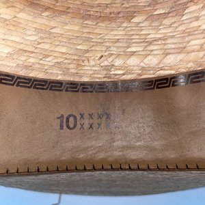 Texas Hat Co. 10x Palm Cowboy Hat Size 7 1/4