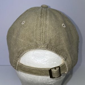 Black Rebel 'Indian Dakota' Brown Distressed Cotton Baseball Cap