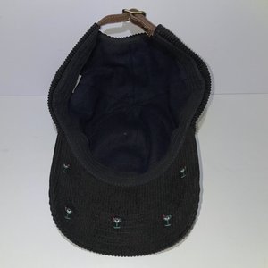 Vineyard Vines Black All-Over Corduroy Baseball Cap
