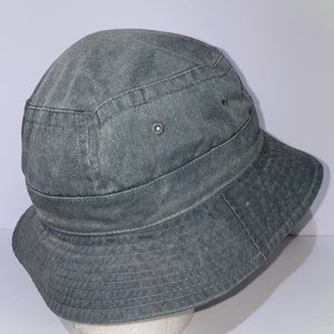 Adams Upscale Oar Waves Circle Patch Boat Gray Bucket Hat Size L
