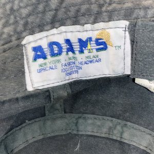 Adams Upscale Oar Waves Circle Patch Boat Gray Bucket Hat Size L