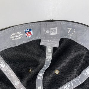 New Era 59Fifty San Francisco 49ers Red Striped Baseball Cap Size 7 1/2