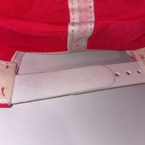 Homelite Neon Pink Drawstring Vintage Blockhead Cap Made in USA