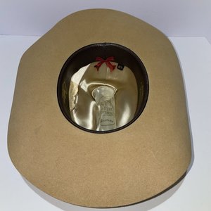 Resistol 3X Beaver Las Vegas Puma Tan Cutter Bill Vintage Cowboy Hat Size 6 5/8
