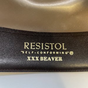 Resistol 3X Beaver Las Vegas Puma Tan Cutter Bill Vintage Cowboy Hat Size 6 5/8